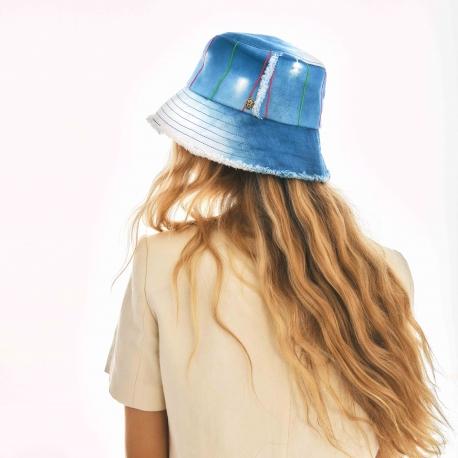 Claris Virot Chapeau Bobby Bogolan Indigo