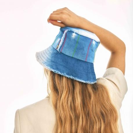 Claris Virot Chapeau Bobby Bogolan Indigo