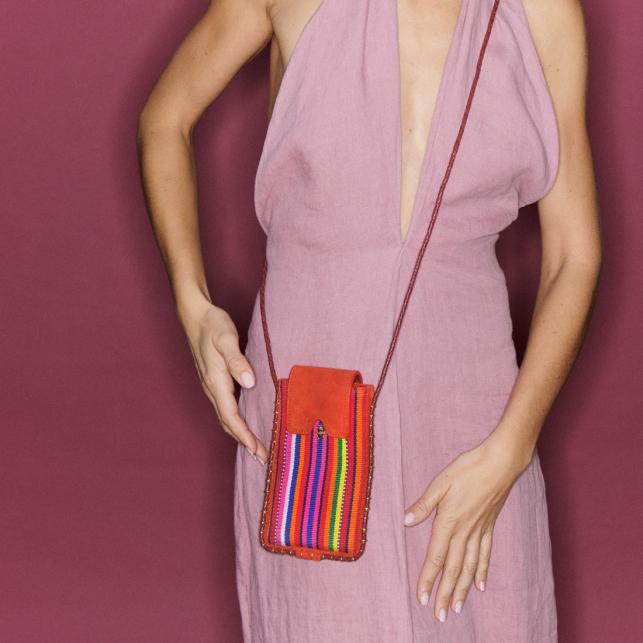 Claris Virot Etui à Lunettes Emile Tissu Poncho