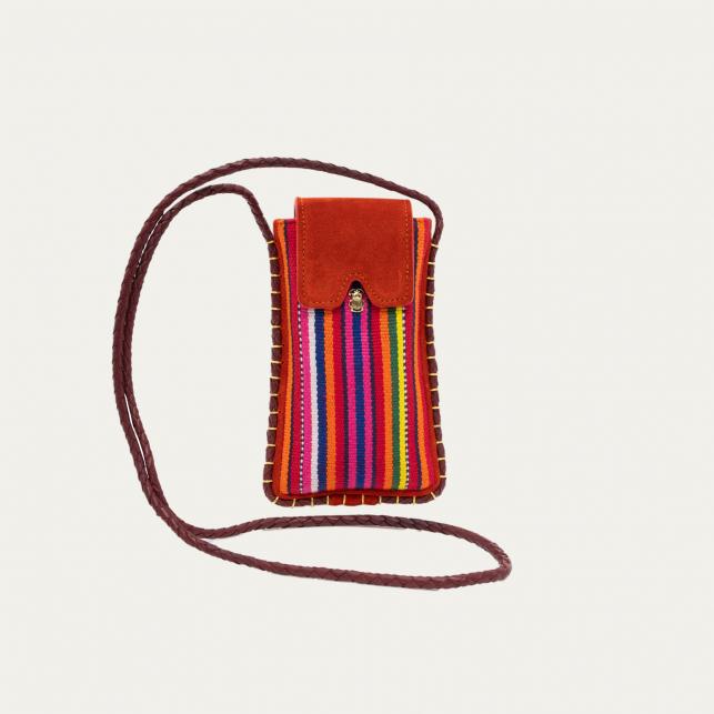 claris virot Etui à lunettes Emile Tissu Poncho