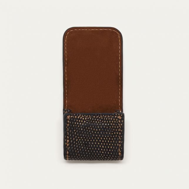 Claris Virot Etui Airpod Jamie Lézard Vieil Or