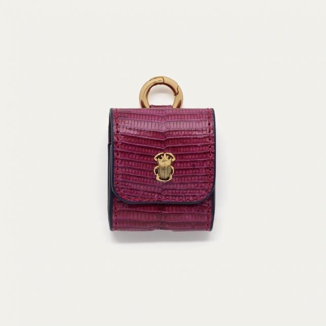 claris virot Etui Airpod Jamie Lézard Violet