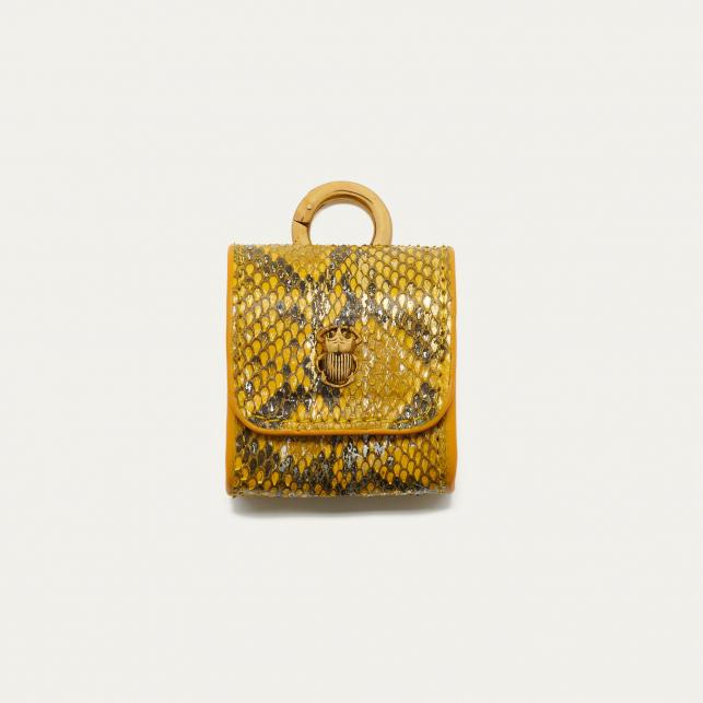 claris virot Etui Airpod Jamie Python Samourai