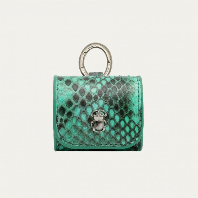 Claris Virot Etui Airpod Jamie Python Tulum