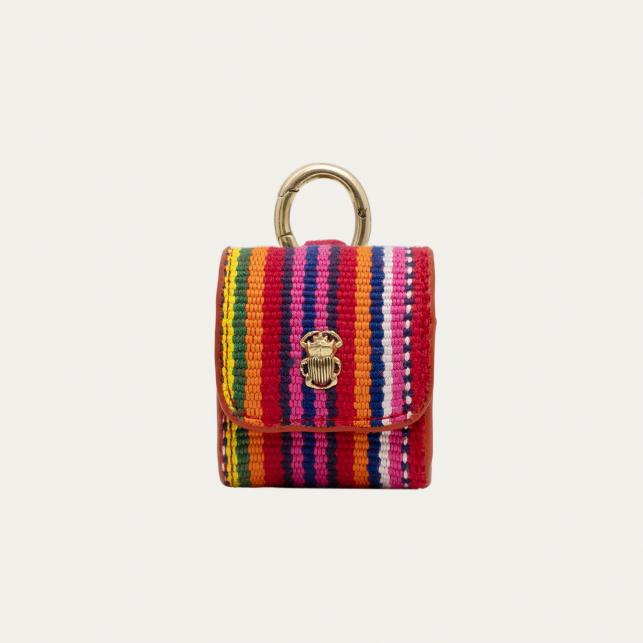 Claris Virot Etui Airpod Jamie Tissu Poncho