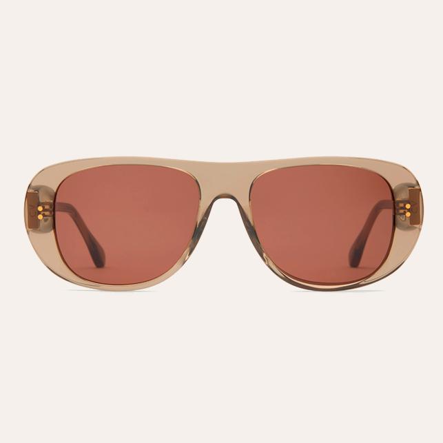 claris virot Lunettes de soleil Cristal fumé