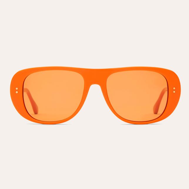 claris virot Lunettes de soleil Madura Orange