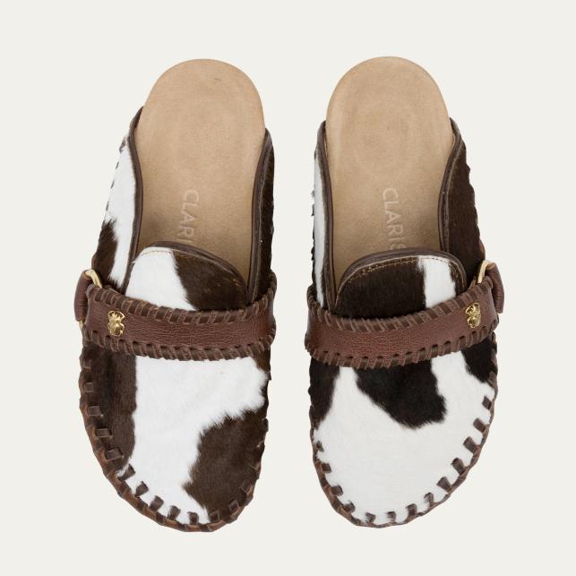 Claris Virot Mules Georgette Cuir Rodeo