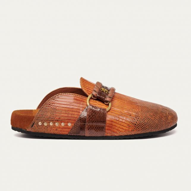 claris virot Mules Georgette Lezard Kocha