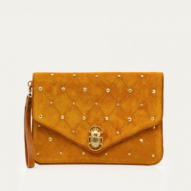 claris virot Pochette Python Big Lou Noire