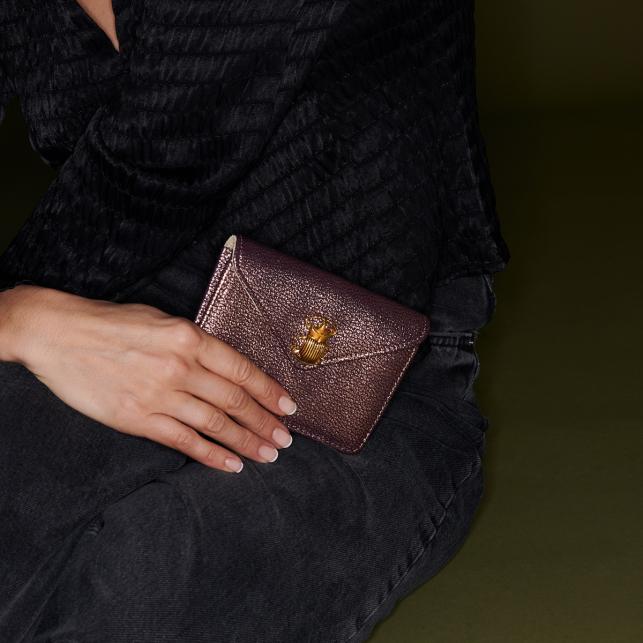 Claris Virot Porte Carte Cuir Alex Do