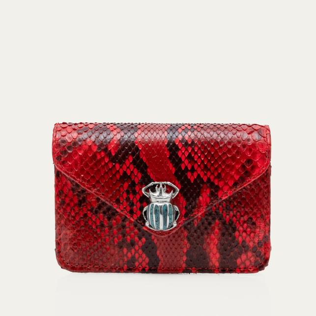 claris virot Porte Cartes Python Alex Rubis