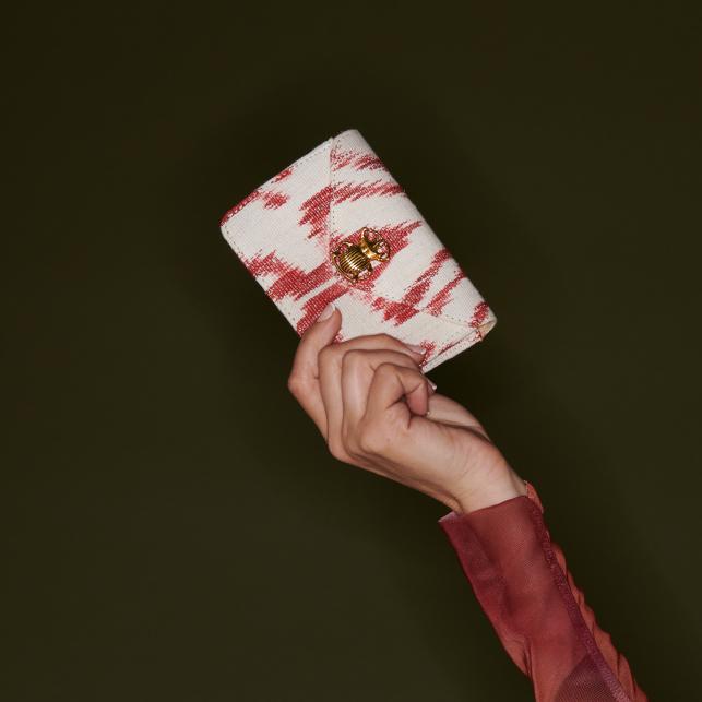 Claris Virot Porte Cartes Timor Alex Rouge