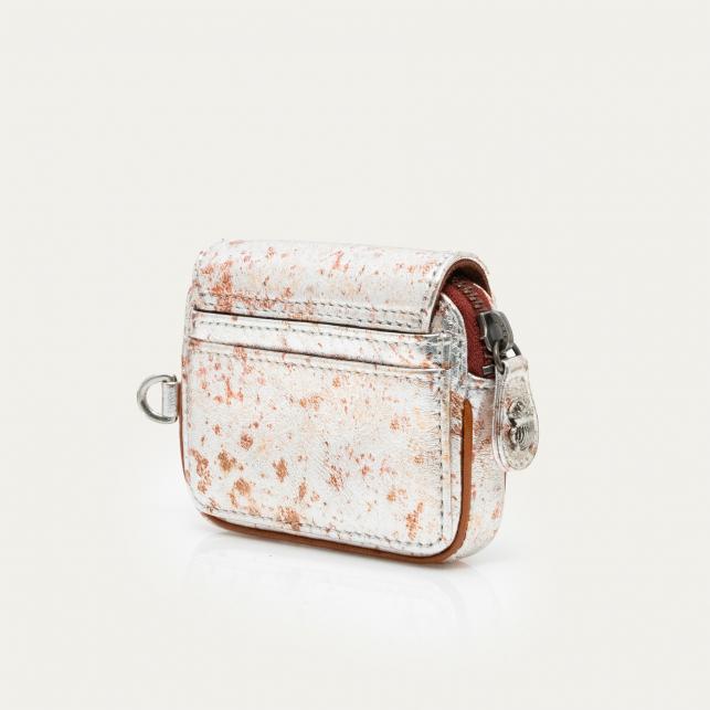 Claris Virot Porte-Monnaie Cuir Karl Oxy Métal