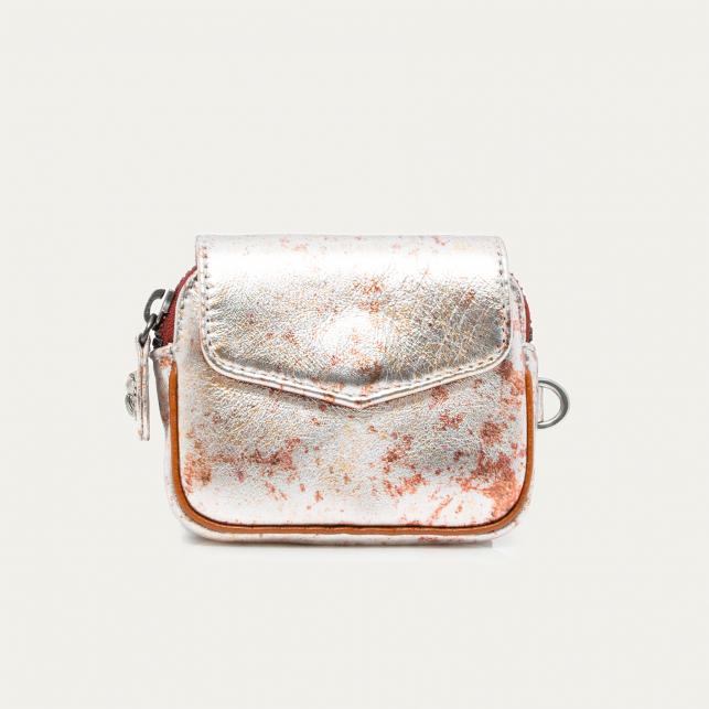 claris virot Porte-Monnaie Cuir Karl Oxy Métal