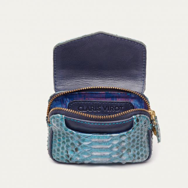 Claris Virot Porte-Monnaie Python Karl Lagon