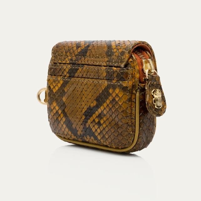 Claris Virot Porte-Monnaie Python Karl Ranch