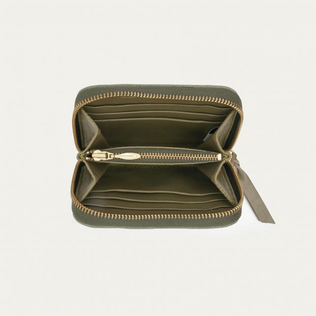 Claris Virot Portefeuille Python Mini Bob Navy