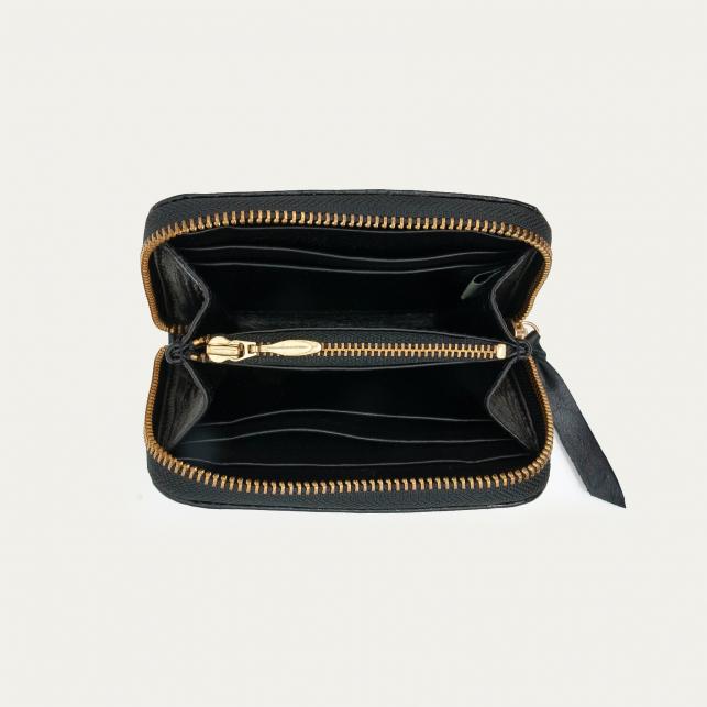 Claris Virot Portefeuille Python Mini Bob Navy