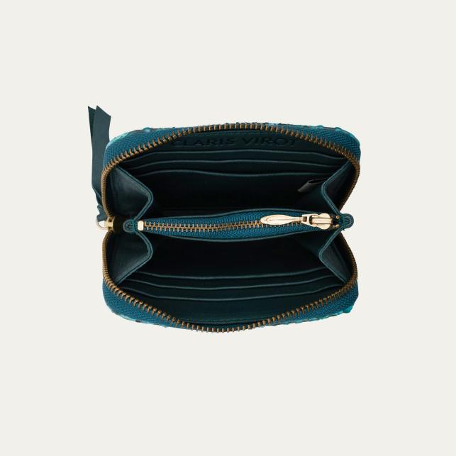 Claris Virot Portefeuille Python Mini Bob Prairie