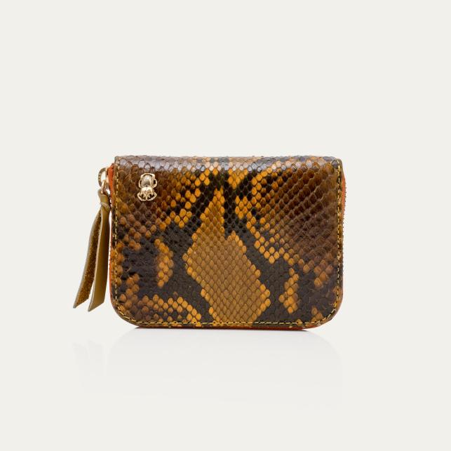 claris virot Portefeuille Python Mini Bob Ranch