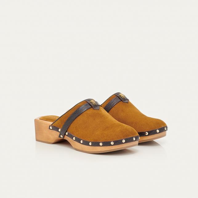 Claris Virot Sabot Arlette Cuir Tora