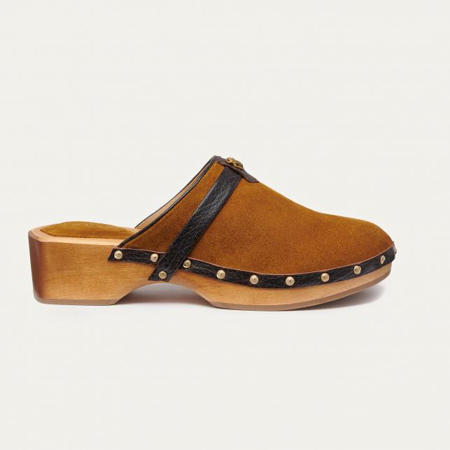 claris virot Sabot Arlette Cuir Tora