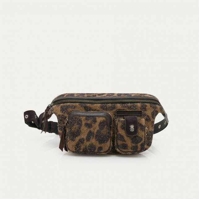 claris virot Sac Banane Cuir Roméo Leo Vintage