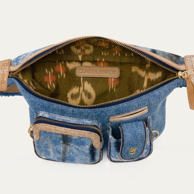 Claris Virot Sac Banane Tissus Romeo Denim