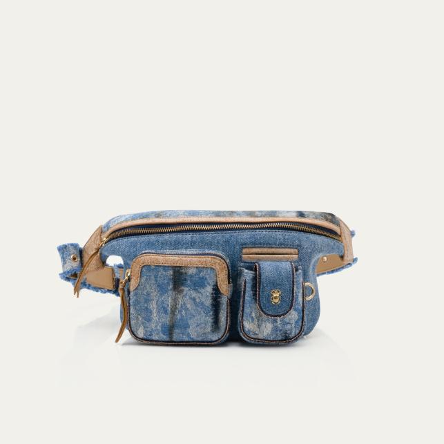 claris virot Sac Banane Tissus Romeo Denim