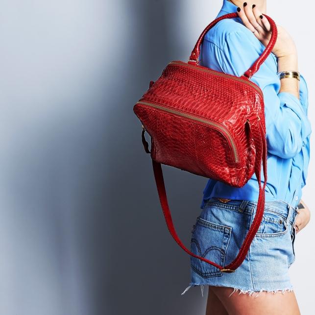 Claris Virot Sac Bandoulière En Python