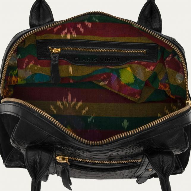 Claris Virot Sac Bowling Python June S Noir