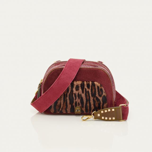 claris virot Sac Clara Python Vin Chaud et Ocelot