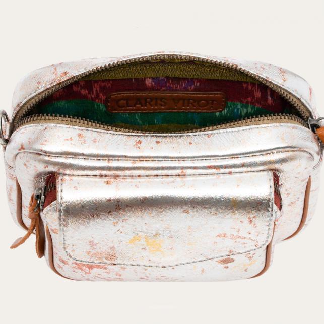 Claris Virot Sac Cuir Baby Charly Oxy Metal