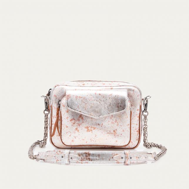 claris virot Sac Cuir Charly Oxy Metal