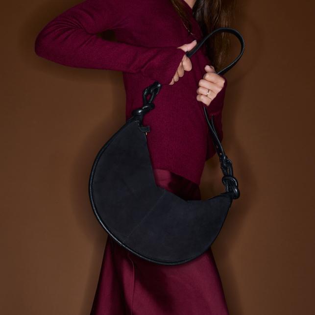 Claris Virot Sac Cuir Chris Noir