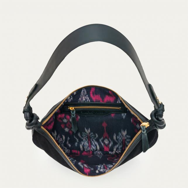 Claris Virot Sac Cuir Chris Noir