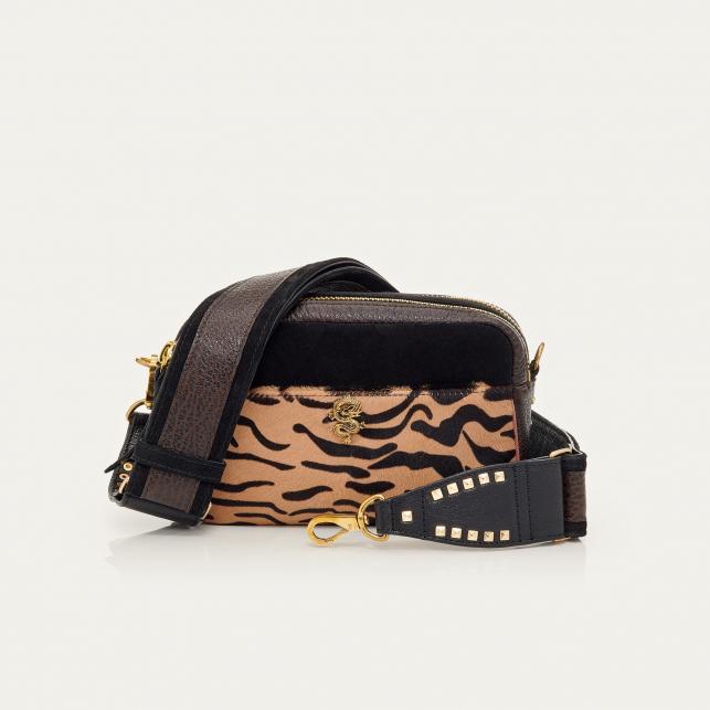 Claris Virot Sac Cuir Lily Imprimé Tora