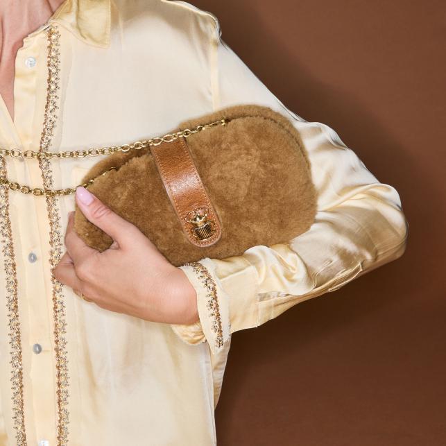 Claris Virot Sac Cuir Lily Vert