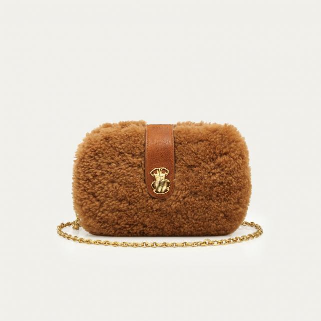 Claris Virot Sac Cuir Lily Vert