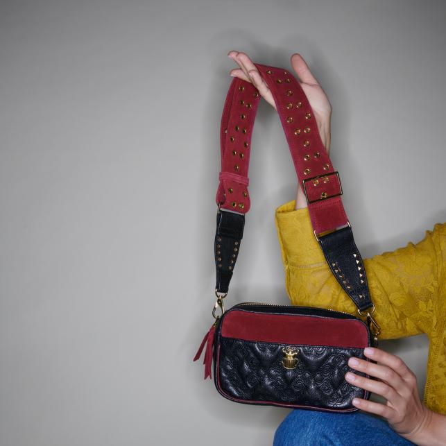 Claris Virot Sac Lily Cuir Réglisse