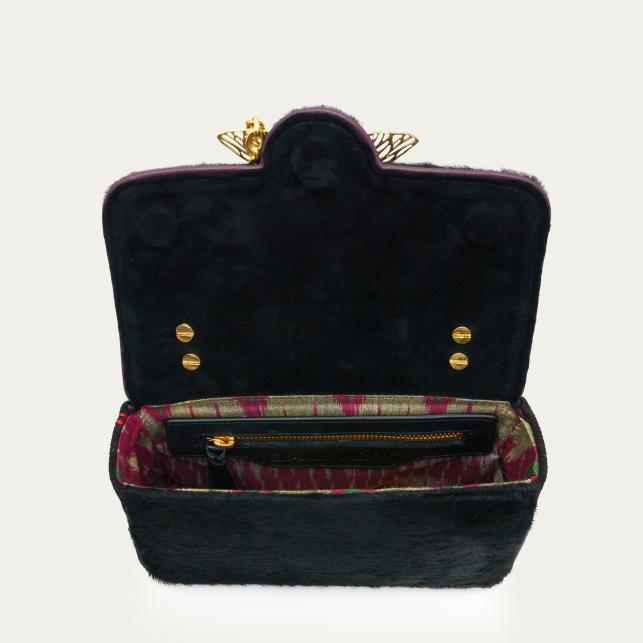 Claris Virot Sac Python Ava Medium Noir