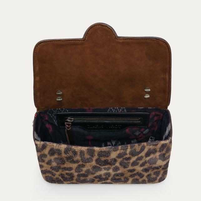 Claris Virot Sac Python Big Ava Beetle Noir