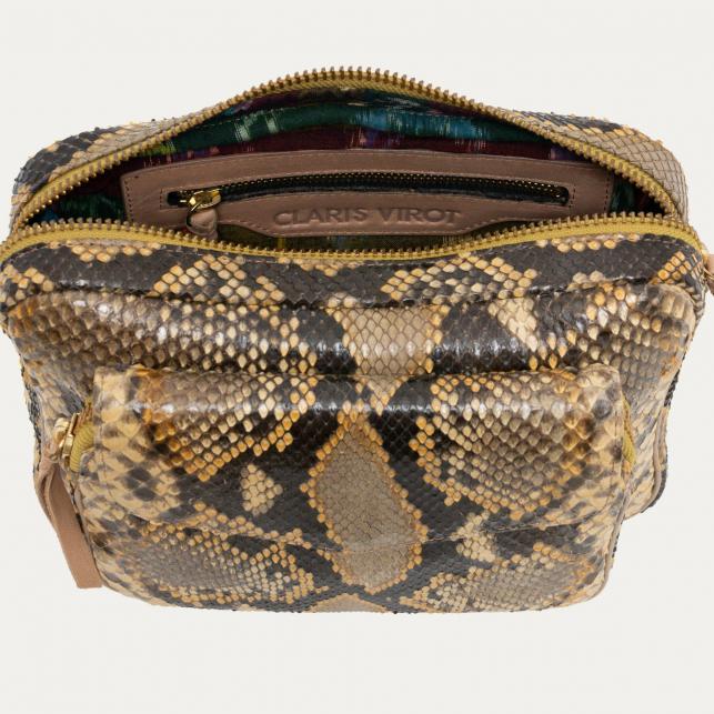 Claris Virot Sac Python Big Charly Desert