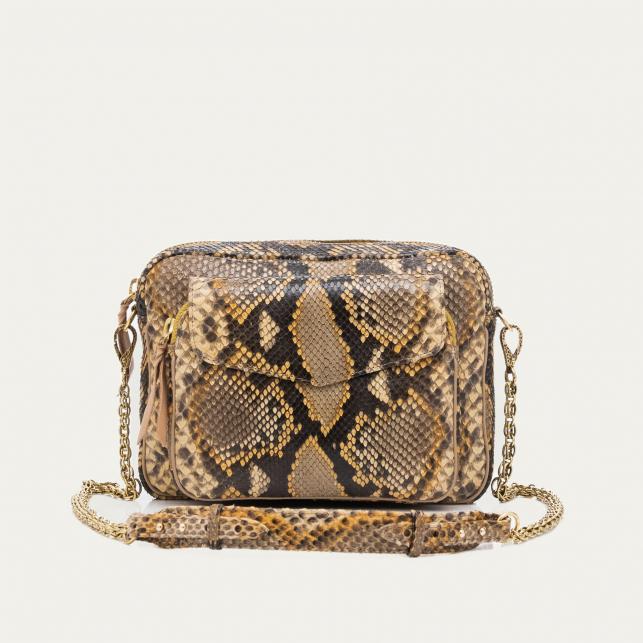 Claris Virot Sac Python Big Charly Desert