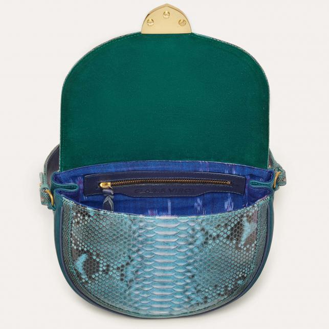 Claris Virot Sac Python Big Victoria Lagon