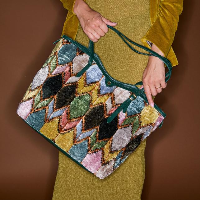 Claris Virot Sac Python César Noir