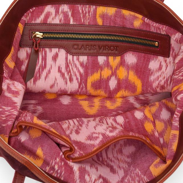 Claris Virot Sac Python César Noir