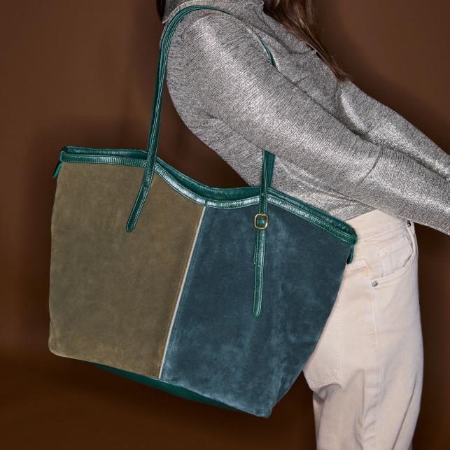 Claris Virot Sac Python César Noir