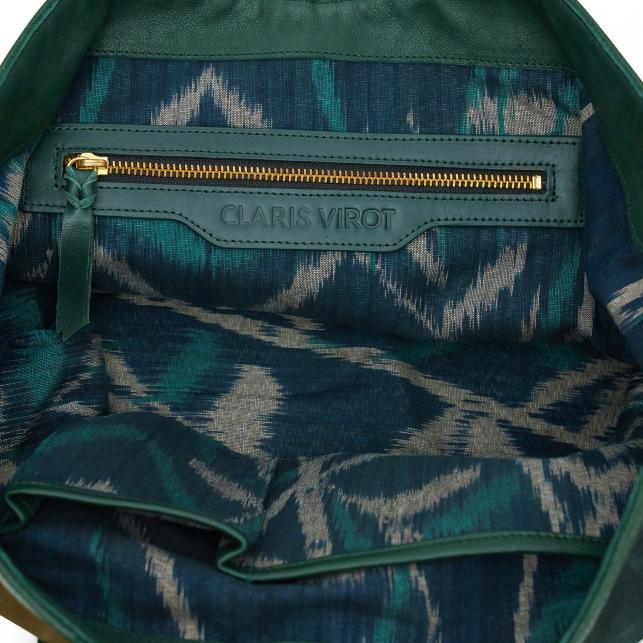 Claris Virot Sac Python César Noir